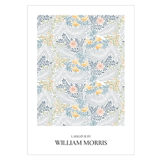 Affisch -  LARKSPUR BY William Morris 1